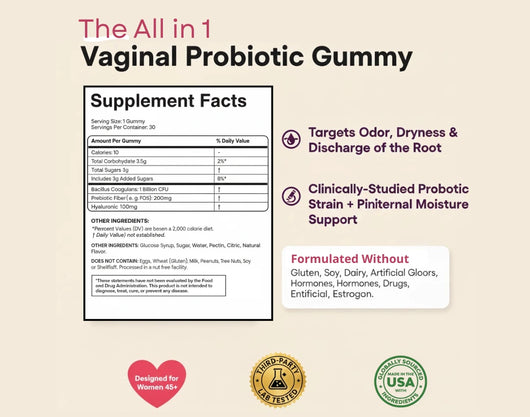 Say Goodbye To Odor, Dryness & Uncomfortable Intimacy - Naturally